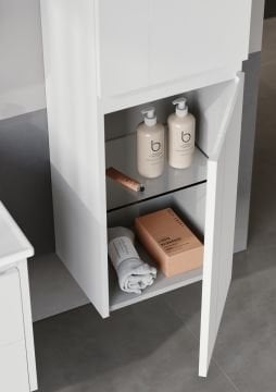 Orka Likya 65 Banyo Dolabı Beyaz (Boy Dolabı Hariç)