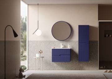 Orka Moonlight 70 Banyo Dolabı Lacivert ( Boy Dolabı Hariçtir )