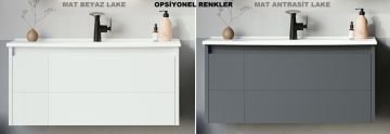 Orka Likya 100 Banyo Dolabı Antrasit (Boy Dolabı Hariçtir)