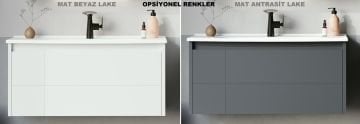 Orka Likya 65 Banyo Dolabı + Boy Dolabı 40 Antrasit (Boy Dolabı Dahildir)