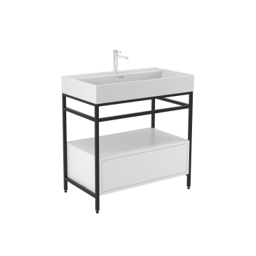 Orka Vegas 60 Banyo Dolabı + Boy Dolabı 40  (Boy Dolabı Dahildir)