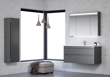 Orka Varna 120 Banyo Dolabı Antrasit ( Boy Dolabı Hariçtir )