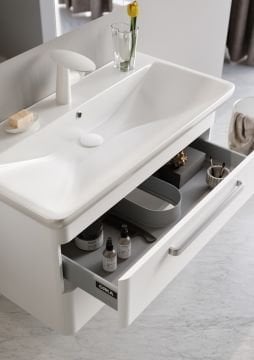 Orka Rose 100 Banyo Dolabı + Boy Dolabı 40 Gri ( Boy Dolabı Dahildir )