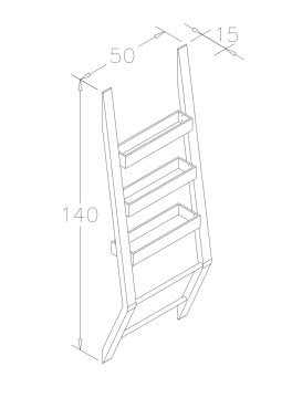 Orka Agora Basamak Havluluk 50 Siyah Mat Antrasit Lake