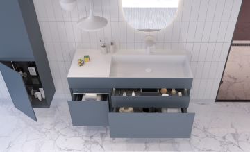 Orka Lusso 80 Banyo Dolabı Tarçin (Boy Dolabı Hariçtir)