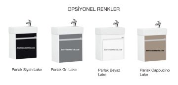 Orka Yedisu 45 Banyo Dolabı Siyah