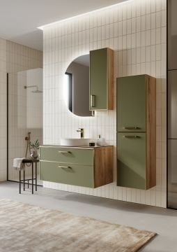 Orka Salerno 60 Banyo Dolabı Legnano / Mat Antrasit ( Boy Dolabı Hariçtir )