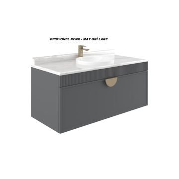 Orka Molino 120 Banyo Dolabı + Boy Dolabı Gri ( Boy Dolabı 1 Ad.Dahildir )