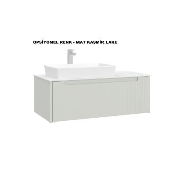 Orka Biella 100 Banyo Dolabı ( Led'li Aynalı ) + Boy Dolabı Pudra ( Boy Dolabı Dahildir )