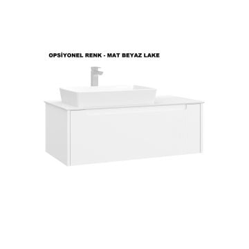 Orka Biella 100 Banyo Dolabı ( Dolaplı Aynalı ) + Boy Dolabı Pudra ( Boy Dolabı Dahildir )