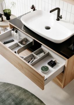 Orka Galia 100 Banyo Dolabı + Boy Dolabı 40 Legnano ( Boy Dolabı Dahil 1 Ad.)