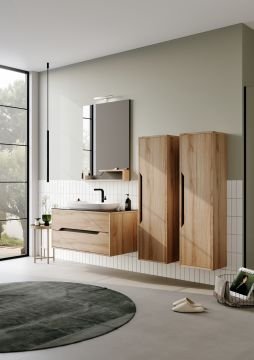 Orka Galia 80 Banyo Dolabı + Boy Dolabı 40 Legnano ( Boy Dolabı Dahil 1 Ad.)