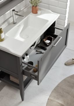 Orka Bastle 65 Banyo Dolabı Beyaz (Boy Dolabı Hariçtir)