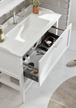 Orka Bastle 65 Banyo Dolabı + Boy Dolabı 48 Gri (Boy Dolabı Dahildir)