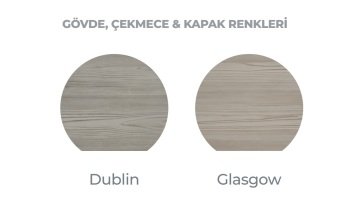 Orka Vento 100 Banyo Dolabı Dublin ( Boy Dolabı Hariçtir )