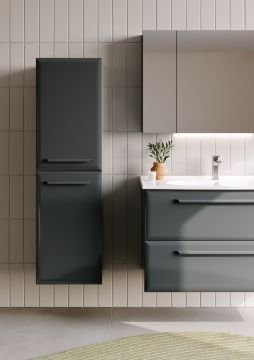 Orka Nuvola 80 Banyo Dolabı + Boy Dolabı 40 Beyaz ( Boy Dolabı Dahildir )