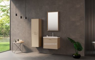 Orka Clay 65 Banyo Dolabı + Boy Dolabı 40 Sahra (Boy Dolabı Dahildir) Beyaz